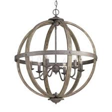 Farmhouse Chandeliers Lighting The Home Depot The hezilo chandelier is composed of a circular hoop which is 6 metres (20 ft) in diameter.