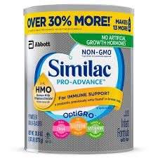 Similac Pro Advance Infant Formula With Iron With 2 Fl Hmo For Immune Support Baby Formula Powder 30 8 Ounces Walmart C In 2020 Baby Formula Similac Human Milk