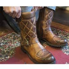 Red Series Krass Brown Boots Leather Motorcycle Boots Motorcycle Boots