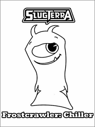 Slugterra geoshard printable coloring page and wallpaper. Colouring Slugterra 3