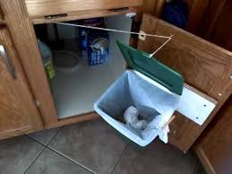 under sink garbage bin youtube