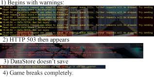 Datastore Issue 502 Api Services Rejected Request With Error Http 503 Service Unavailable Engine Bugs Roblox Developer Forum