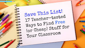 Great List Of Ideas Especially If You Re A Teacher Like Me In A Small School Setting With Little To No Funding Classroom Teacher Supplies Teaching Classroom