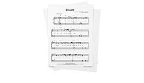 5 hour bts piano collection: Amazon Com Dynamite Sheet Music By Bts Piano Vocal Chords Singer Pro From Musicnotes Bts Bts David Stewart Books