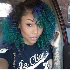 Green Dyed Curly Hair Hair Styles Curly Hair Styles Natural Hair Styles
