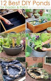 From diy planters and container gardening ideas to raised garden beds and garden tool storage ideas, there's a garden project here for everyone whether you are a beginner or an advanced. 12 Best Easy Diy Pond Ideas For Garden Patio A Piece Of Rainbow