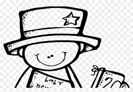 New Year Clipart Melonheadz Baby New Year Black And White Cute Free Transparent Png Clipart Images Download