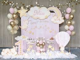 First Birthday Theme Ideas For Girls Custom Fabric Backdrop For Birthday Baby Shower Wedding Any Other Party Baby Girl Birthday Theme Girl Birthday Themes Baby Birthday Party Girl