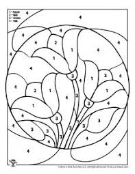 Images of flowers, umbrellas, baby animals, and kites dance all these spring coloring pages are free and can easily be printed from your home computer. Spring Color By Number Pages Woo Jr Kids Activities