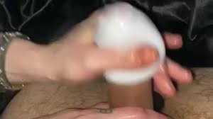 ***sounding handjob RUINED ORGASM***ball stretcher+tenga  egg+sounding=ruined orgasm+POST CUM TORTURE