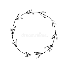 Flowers, nature, plant, flat, flower, flat flower, floral, stylized flower, abstract flower, pink flower, simple flower, lotus, lotus flower, lily. Hand Drawn Simple Floral Frame Vector Art Stock Illustration Illustration Of Elements Label 137493212