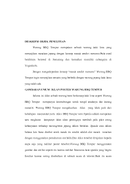 Studi pustaka iklan adalah bagian dari bauran promosi dan bauran promosi adalah bagian dari bauran pemasaran. Doc Deskripsi Objek Penelitian Makna Adhitya Farhan Academia Edu