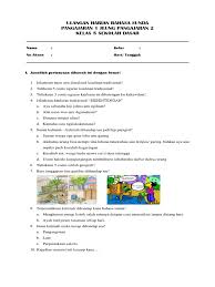 Contoh Soal Bahasa Sunda Kls 5 Ngenaan Kajadian Jawabanku Id