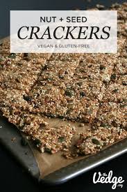 You'll never want to get store bought ones again! Nut Seed Crackers Healthy Crackers Seed Crackers Recipe Cracker Recipes