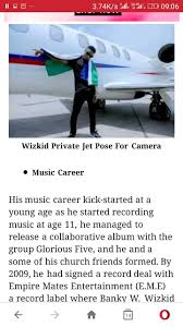 Davido congratulates his father on buying a $62 million private jet. Gfg Wizkid Private Jet Very Amazing Facebook
