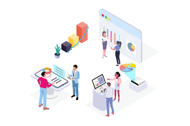 Premium Data Analysis Concept Illustration Download In Png Vector Format Isometric Illustration Isometric Data Analysis