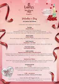 Click on each menu below to view our selection. Valentine S Day 6 Course Set Menu Lawry S The Prime Rib