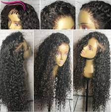 Curly Full Lace Human Hair Wigs For Black Women Wet Wavy Virgin Brazilian Lace Front Wigs Gluel Front Lace Wigs Human Hair Wig Hairstyles Curly Lace Front Wigs