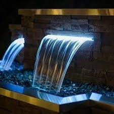Check out our lowest priced option within wall fountains, the outdoor royal lion head wallfall fountain with led light by peaktop. China Outdoor Decorative Garden Wall Fountain Water Cascade Waterfall China Water Curtain And Mini Waterfall Price
