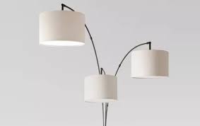 Our shelf floor lamp includes a 9 watt, 1000 lumen power saving led bulb. Replacement Shades Avenal Shaded Arc Floor Lamp Set Of 3 Project 62 Adesso