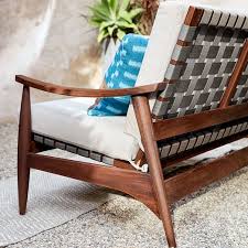 The midcentury style is known for its gorgeous visual diversity while maintaining that sleek modern vibe. Mid Century Outdoor Show Wood Loveseat 53