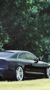 Black vehicle wheel with tire, vossen, car, stancenation, sports car. Cars Audi Vossen Wallpaper 33440