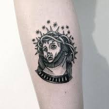 See more ideas about christ tattoo, american traditional, jesus tattoo. Pin On Paper Loss Lu T