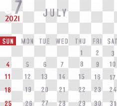 Download this july and august 2021 calendar and you get a quick overview of the respective months. July 2021 Printable Png Images Transparent July 2021 Printable Images