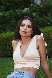 Nasty Gal X Emrata Ties On The Prize Satin Cupped Top