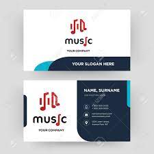 Don't let an opportunity to network slip through your hands; Music Business Card Design Template Visiting For Your Company Modern Creative And Clean Identity Card Vector Royalty Free Cliparts Vectors And Stock Illustration Image 102279785