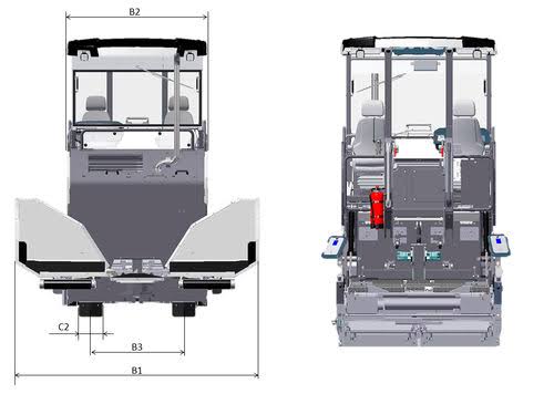 Dynapac F1800C Asphalt Paver