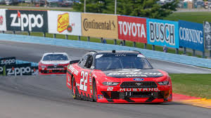 Joey logano won the nascar xfinity race at watkins glen international in upstate new york, outdueling his penske racing teammate brad keselowski. Joey Logano Making A Case For Road Course Ace With Nascar Xfinity Win At The Glen