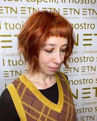 Color Fresh Copper Glow ✨🧡 Taglio sfilato con la forbice @tcc.italia  ✨Color Personality✨ #Creativehairstyler#groupetn #11in1treatment #Mirror  #lamiself #laminazioneacasatua #specchio