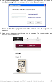 Anleitung Zur Installation Und Nutzung Des Sony Prs T1 Ebook Readers Pdf Free Download
