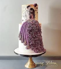 Toppers For Luxury Weddings On Instagram Soooo In Love With This Springbloomcakes Themed Wedding Cakes Luxury Cake Beautiful Cake Designs