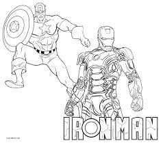 Iron man coloring pages for kids. Free Printable Iron Man Coloring Pages For Kids