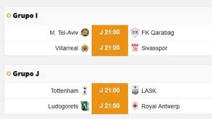 Conoce toda la programación de partidos para hoy viernes 19 de febrero. Partidos De Hoy 22 De Octubre En La Europa League Horarios Y Como Ver En Tv En Directo As Com