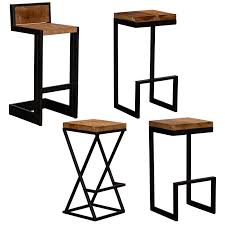 Maybe you would like to learn more about one of these? Bar Stools Reclaimed Wood Style Box Steel Metal Frame Vintage Rustic Industrial Ebay