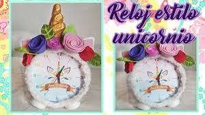 Hacer muebles con cartón es, en definitiva, una económica y original forma de decoración para el hogar o el lugar de trabajo. Diy Reloj Estilo Unicornio Trilogia Colorida Youtube