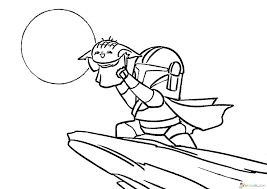 The kids will love these fun santa coloring pages. Coloring Pages Baby Yoda The Mandalorian And Baby Yoda Free Yoda Drawing Star Wars Cartoon Coloring Pages