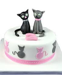 Cat Cake Cat Birthday Cake Birthday Cake For Cat Cat Cake Fondant Cat