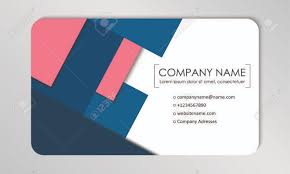 The modern business card design trend in 2020 adds a little twist to this design approach. Modern Business Card Template Business Cards With Company Logo Royalty Free Cliparts Vectors And Stock Illustration Image 130059788