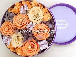 preserved flower gift 永生花礼物 玻璃罩永生花 女朋友礼物 结婚纪念日礼物 求婚礼物 加拿大 美国 温哥华 洛杉矶 多伦多 flower boxes flowers fresh flowers
