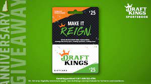 Here is more information on our draftkings gift cards. Draftkings Sportsbook On Twitter Giveaway To Celebrate Our 1 Year Anniversary In New Hampshire We Re Giving Away 25 Draftkings Gift Cards To Enter Simply Retweet Follow Nhlottery Winners Picked
