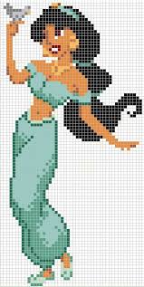 Jasmine Cross Stitch Pattern Motifs De Couture Dessin Petit Carreau Point De Croix