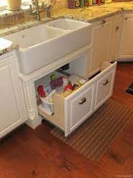 By Finding Inexpensive Kitchen Storage Ideas Making Things Accessible Organizing By The Type Kitchen Sink Decor Kitchen Cabinet Design Farmhouse Sink Kitchen