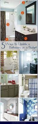 5 Ways To Update A Bathroom On A Budget Bathroom Makeover Budget Bathroom Bathrooms Remodel