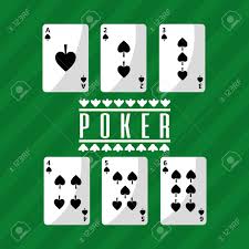 There are two black 3s in a deck of 52 cards. Poker Playing Cards Deck Spade Playing Green Background Vector Illustration Royalty Free Cliparts Vectors And Stock Illustration Image 89285477