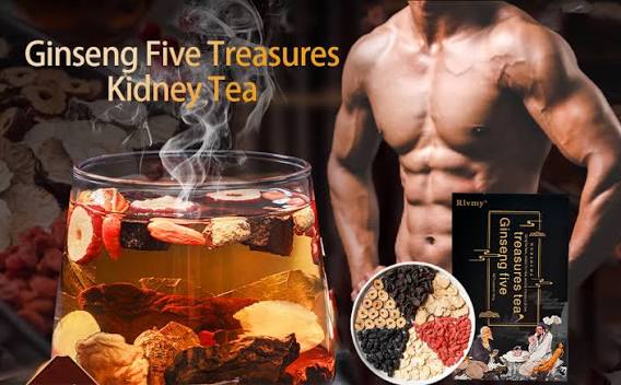 Amazon.com : 20 Pack Ginseng Five Treasures Kidney Tea, Chinese Kidney Care  Tea for Men & Women, Traditional Kidney Herbal Tea, 5 Precious Ingredients  Formula20bags) : Grocery & Gourmet Food