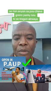 Trogon airways pwodwi pa nou neg nwè menm jan avk nou Se li pou n sipote  Sunrice kreye yon lot liy avyon ki se trogon international, pou kontre kare  pa ti neg